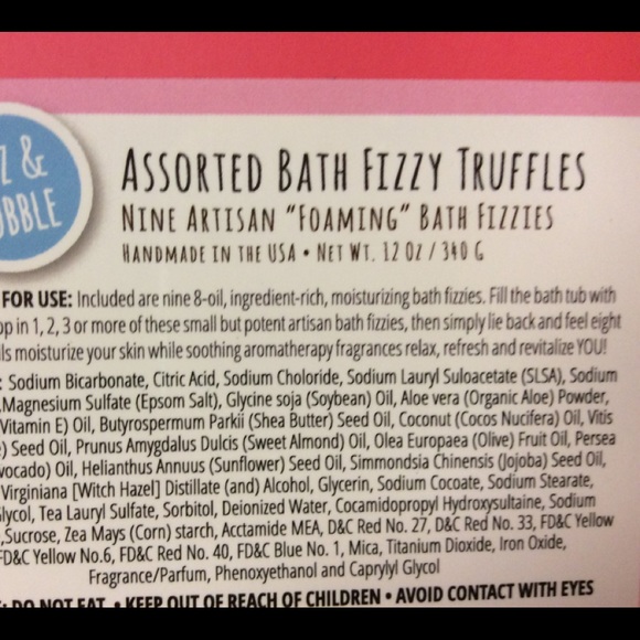 Fizz And Bubble Set Of Artisan Fizzy Bath Truffles - Picture 4 of 5